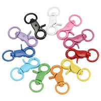 5x Metal Lobster Clasps Swivel Snap Hooks for Keyring Small Dog Leash etc