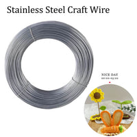Stainless Steel Wire for Crochet,Jewelry Making, Bailing Wire Snare Wire Wrapping for Craft