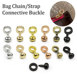 Zipper Insert Buckle Copper Purse Bag Chain Strap Clip Metal Buckle Connective Buckle for Pochette Small Pouch