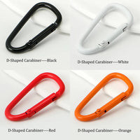 Carabiner Keychain Clip Pear-shaped carabiner D-shaped carabiner Hook-shaped carabiner