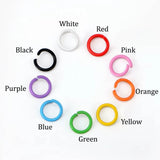 Colored Open Jump Rings Small Jump Rings Jewelry Jump Rings Craft Jump Rings Keychain Rings