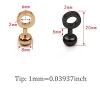 Zipper Insert Buckle Copper Purse Bag Chain Strap Clip Metal Buckle Connective Buckle for Pochette Small Pouch