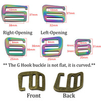 adjustable buckle G Hooks Replacement bra G-Hooks G Hook buckle G shape Release Belt Buckle