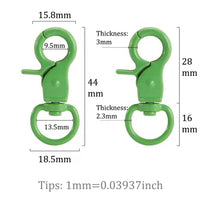 Colorful Lever-Style Swivel Hooks clip Hooks Lobster Clasp Cat Dog DIY Traction