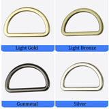 Flat NO Split D Rings for Straps Bag Purse Belting Leather D-Ring Leathercraft