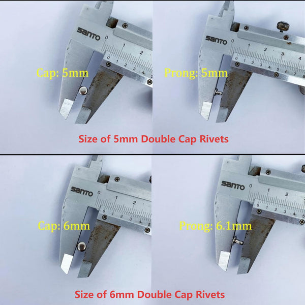 Rivets For Fabric Rivet For Leather Double Cap Rivets Leather Rivets ...