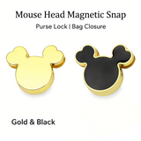 Mickey Head Magnetic Snaps Magnetic Purse Snaps Mickey Magnetic Snap Closures