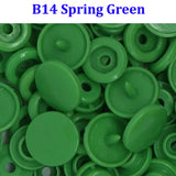 Glossy B14 Spring Green Snap Closures Snap Installer Tool Snap Buttons
