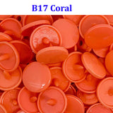 B17 Snap Buttons For Clothing Plastic Fastener Clips Fabric Fasteners