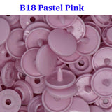 B18 Pastel Pink KAM Snap Fasteners Home Depot Plastic Fastener 