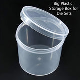 Plastic Organizer Box with Adjustable Dividers Clear Storage Container