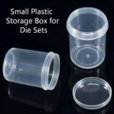 Plastic Organizer Box with Adjustable Dividers Clear Storage Container