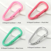 Carabiner Keychain Clip Pear-shaped carabiner D-shaped carabiner Hook-shaped carabiner