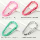 Carabiner Keychain Clip Pear-shaped carabiner D-shaped carabiner Hook-shaped carabiner