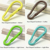 Carabiner Keychain Clip Pear-shaped carabiner D-shaped carabiner Hook-shaped carabiner