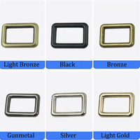 5 PCS Rectangle Buckle Ring