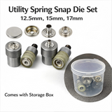 Leather Snaps Dies Set Metal Snaps For Clothing Snap On Button Die Set