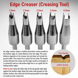 Groove Creaser Stitching creaser Edge Creaser Decorative Edge Creaser