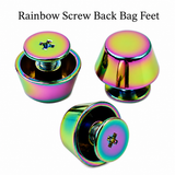 rainbow Purse Handbag Feet Alloy Screw Back Spike Metal Leathercraft Cone Stud