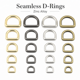 NO Split D Rings for Straps Bag Purse Belting Leather D-Ring Leathercraft