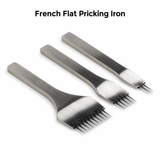 3 PCS High Quality French Flat Pricking Iron Leather Chisel Hole Punch