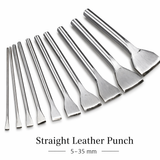 Straight Punch Tool Leather Hole Punch Leather Punch Eyelet Punch Hole
