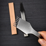 Round Pricking Iron French Prick Iron Prong Hole Piercing Leatherworks
