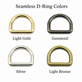 NO Split D Rings for Straps Bag Purse Belting Leather D-Ring Leathercraft
