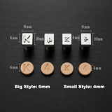 Capital Letters and Number Stamp Set Leather Stamp Tool Alphabet Stamp