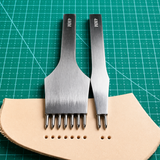 Round Pricking Iron French Prick Iron Prong Hole Piercing Leatherworks
