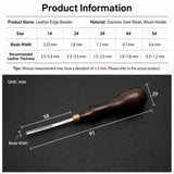High Quality Leather Edge Beveler American Style Edger Crafting Tool