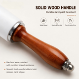 Leather Nylon Carving Hammer Leather Craft Wooden Handle Cowhide Tool