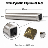 Pyramid Square Cap Rivets Cap Beads Nailhead Decorative Cap Rivet