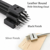 High Quality Prong Row Round Hole Punch Diamond Lacing Stitching Chisel