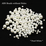 500 PCS Nailheads Studs for ABS No Hole Beads Fixing