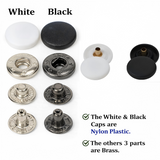 Snap Fasteners Heavy Duty Snaps For Leather Snaps Metal Snap Buttons