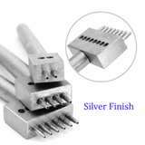 High Quality Prong Row Round Hole Punch Diamond Lacing Stitching Chisel