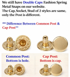 Metal Snaps Snap Fasteners Heavy Duty Snaps For Leather Snaps Buttons