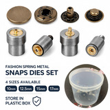 Fashion Spring Metal Snaps Dies Set (10mm,12.5mm,15mm,17mm)