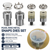 Pearl Ring Metal Snaps Prong Ring Metal Snaps Prong Snaps For Baby Bib