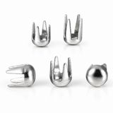 500 PCS Nailheads Studs for ABS No Hole Beads Fixing