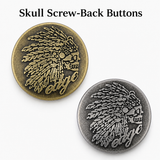 leather Screw Buttons Leathercraft Screw Rivet Leather Decoration buttons 