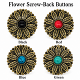 Decoration Screw Buttons Leathercraft Screw Rivet Leather Decoration Concho