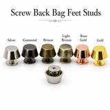 Purse Handbag Feet Alloy Screw Back Spike Metal Leathercraft Cone Stud