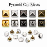 Pyramid Square Cap Rivets Cap Beads Nailhead Decorative Cap Rivet