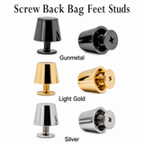 Screw Back Rivets Stud Purse Feet Metal Studs Bag  