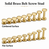 belt screw stud Brass Screws Belt Screw Rivets Brass Backscrews Stud Screws Leather Fasteners