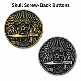 Screw Buttons Leathercraft Screw Rivet Leather Decoration buttons
