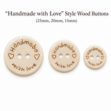 Wooden Sewing Buttons Engraved Wooden Vintage Wood Buttons 2 Hole Sewing