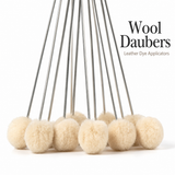 Wool Dauber Brush Finish Applicator Dyes Brush Sealers Bloves Tool Set